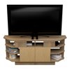 Inval Corner TV Stand 59.1 in. W Amaretto Fits TVs up to 60 in. MTV-21519